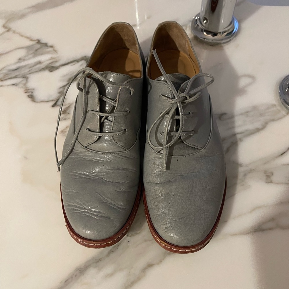 MM6 Madison Margiela Blue/Gray Oxfords